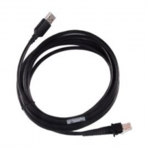 Cable, USB, Type A, External Power, High Current, PVCW, Straight, 1.2M, Black (for use with WLC4X90