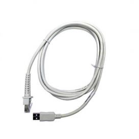 Datalogic USB kabel, 2 meter, recht, TPUW, kleur wit