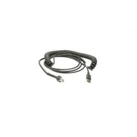 Zebra USB kabel, 2,8 M, Gekruld, Shielded