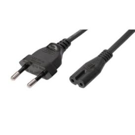 Power Cord, 2-Pin, EU