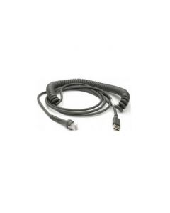 Cable, USB, Type A, Enhanced, Coiled, Power Off Terminal, 5 Meters