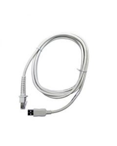 Datalogic USB kabel, 2 meter, recht, TPUW, kleur wit