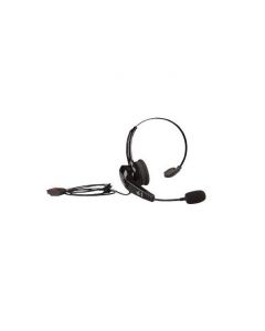 Zebra HS2100 headset, 2x 3.5 mm audio jack sockets, IP67, ruisonderdrukking, incl.: hoofdband, ear pad, windscherm, hoofdband pad, slaap pad